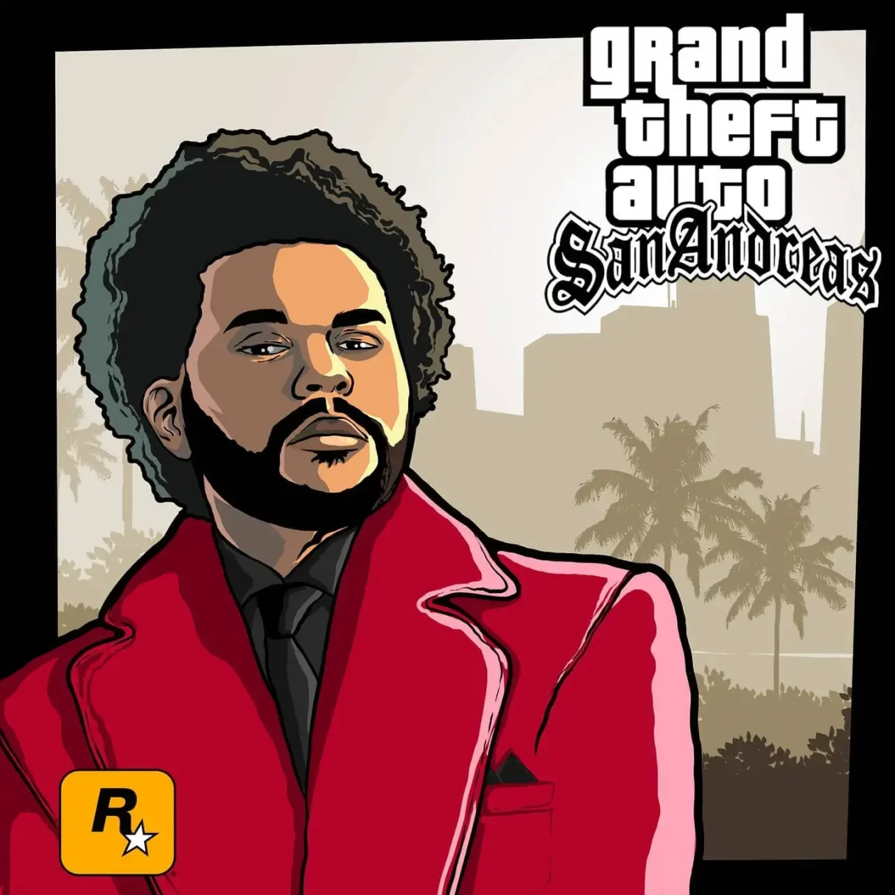 Ilustração GTA - The Weeknd 